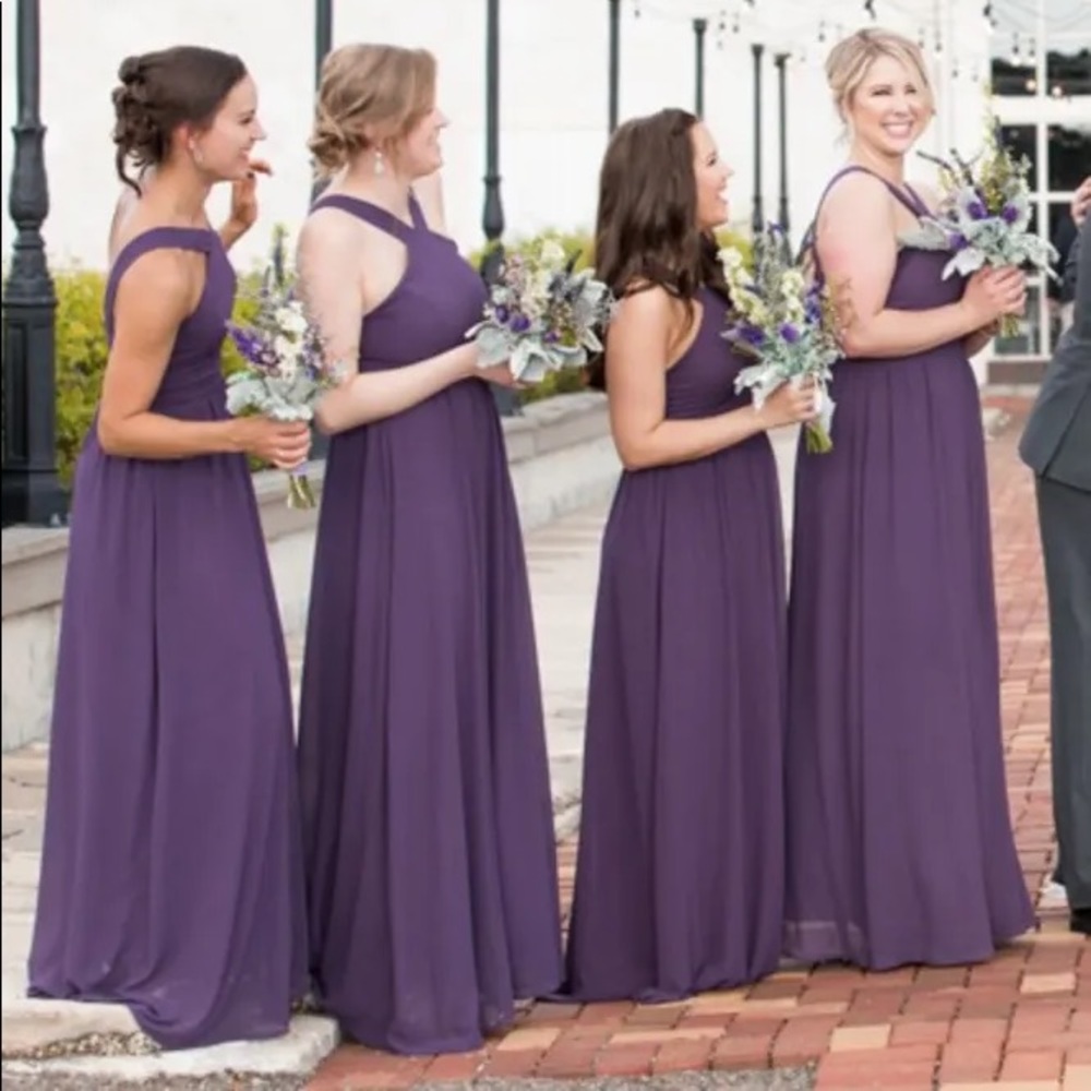 NWOT Lulu’s Air of Romance Dusty Purple Maxi Dress - Sz M - Picture 6 of 14